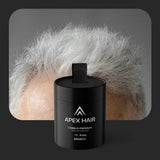 Apex Hair® – Camuflaje Capilar Profesional – Fijación resistente al agua y al sudor por hasta 48 horas.