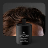 Apex Hair® – Camuflaje Capilar Profesional – Fijación resistente al agua y al sudor por hasta 48 horas.