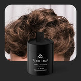 Apex Hair® – Camuflaje Capilar Profesional – Fijación resistente al agua y al sudor por hasta 48 horas.