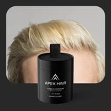 Apex Hair® – Camuflaje Capilar Profesional – Fijación resistente al agua y al sudor por hasta 48 horas.