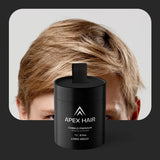 Apex Hair® – Camuflaje Capilar Profesional – Fijación resistente al agua y al sudor por hasta 48 horas.