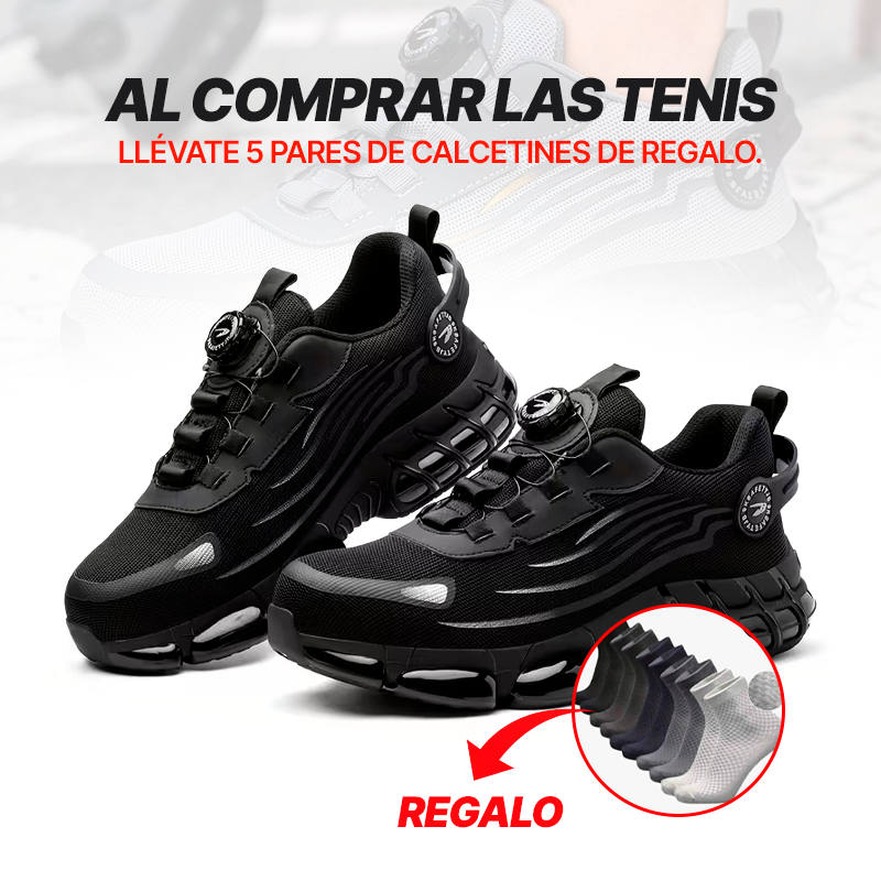 Zapatos de Seguridad Ultraligeros Bravon Z90 – Protección y Comodidad en Cada Paso +5 Pares de Calzoncillos de Regalo